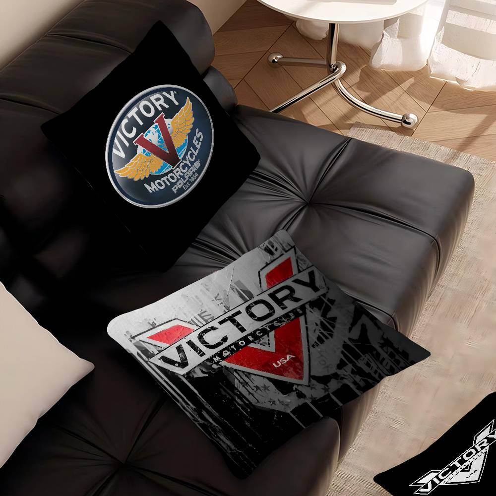 V-Victorys Motorcycles Racing Office Cushion Pillowcase Car Cushion Cover45X45Cm Lumbar Pillowcase Sofa Pillowcover