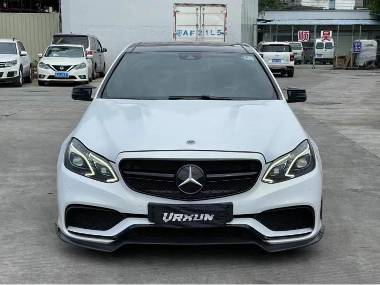 Mercedes-Benz E-Class W212 E63 Carbon Fiber Body Kit: Front & Rear Bumpers, Front Lip, Side Skirts, Rear Lip, Tail Wing, Hood.