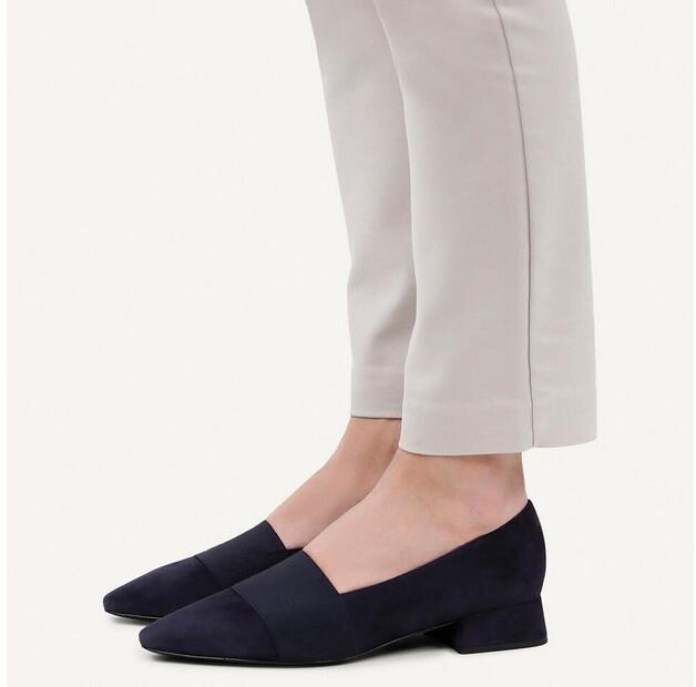 Women's Slip-ons Peter Kaiser Mokassin 74242 Suede Blue Black