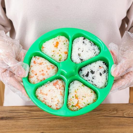 Sushi Mold Triangle Onigiri Mold Bento Box Japanese Sushi Making Kit Sushi Press Maker Rice Ball Box