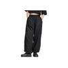 Adidas Originals Classic Logo Printed Elastic Waist Casual Pants Daily Comfort Bottoms Black Women IT9674