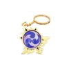 Seven Impact Genshin Elements Keychain Geo Anemo Electro Dendro Hydro Pyro Cryo