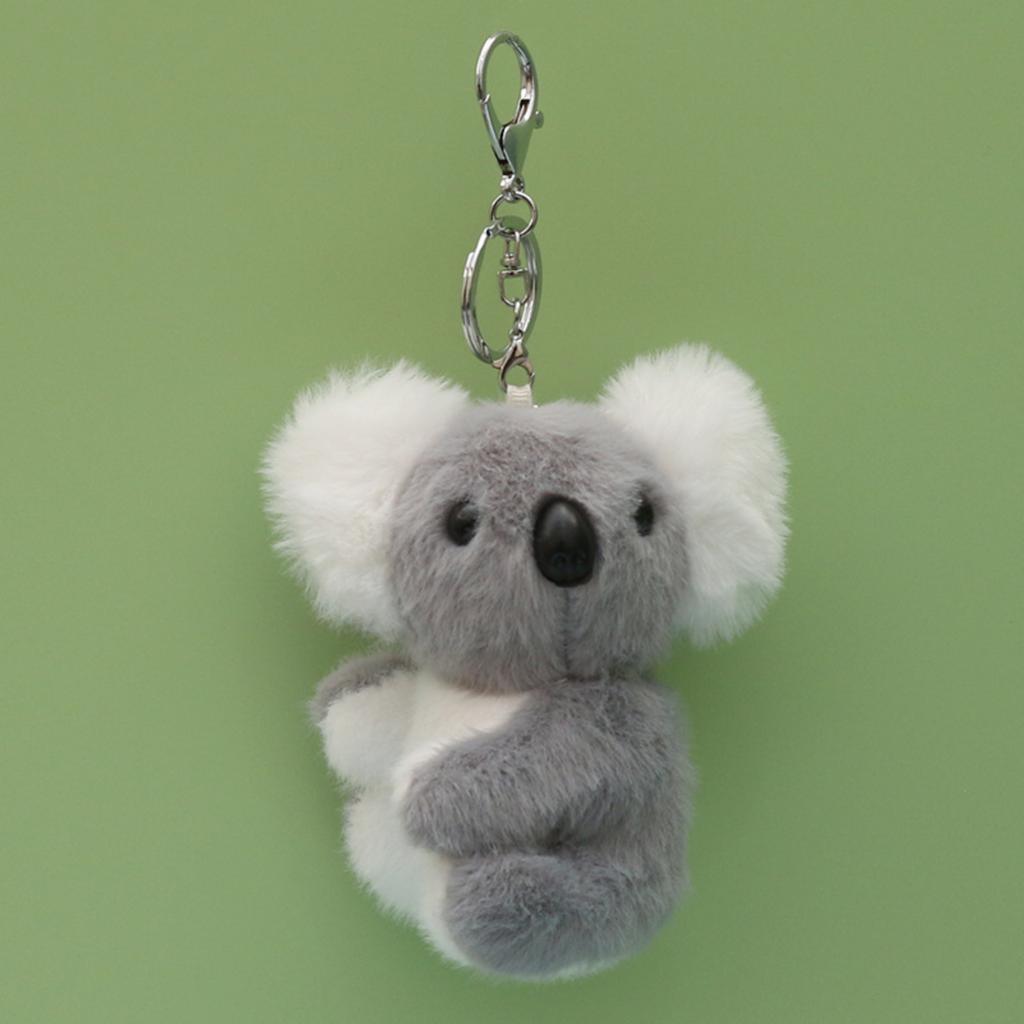 Trendy Adorable Realistic Keychain Cartoon Plush Toy Figurine Bookbag Accessory Doll Keyring