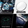 POEDAGAR 970 Custom Logo Watch Leather Sports Man Wristwatches Waterproof Bracelet Quartz Men's Watches Reloj Relojes Hombre