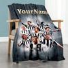 Juventus Personalized Name Blanket Cozy Personalized Blanket Warmthful Decor Perfect for Office Picnics Living Room Couch Ideal for All Seasons