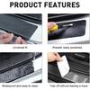 Tricolor Door Sill Protectors For Toyota Tacoma TRD 4Runner Tundra Rav4 Highlander Accessories, Carbon Fiber Front/Rear Door Sill Plate Guard, Retro