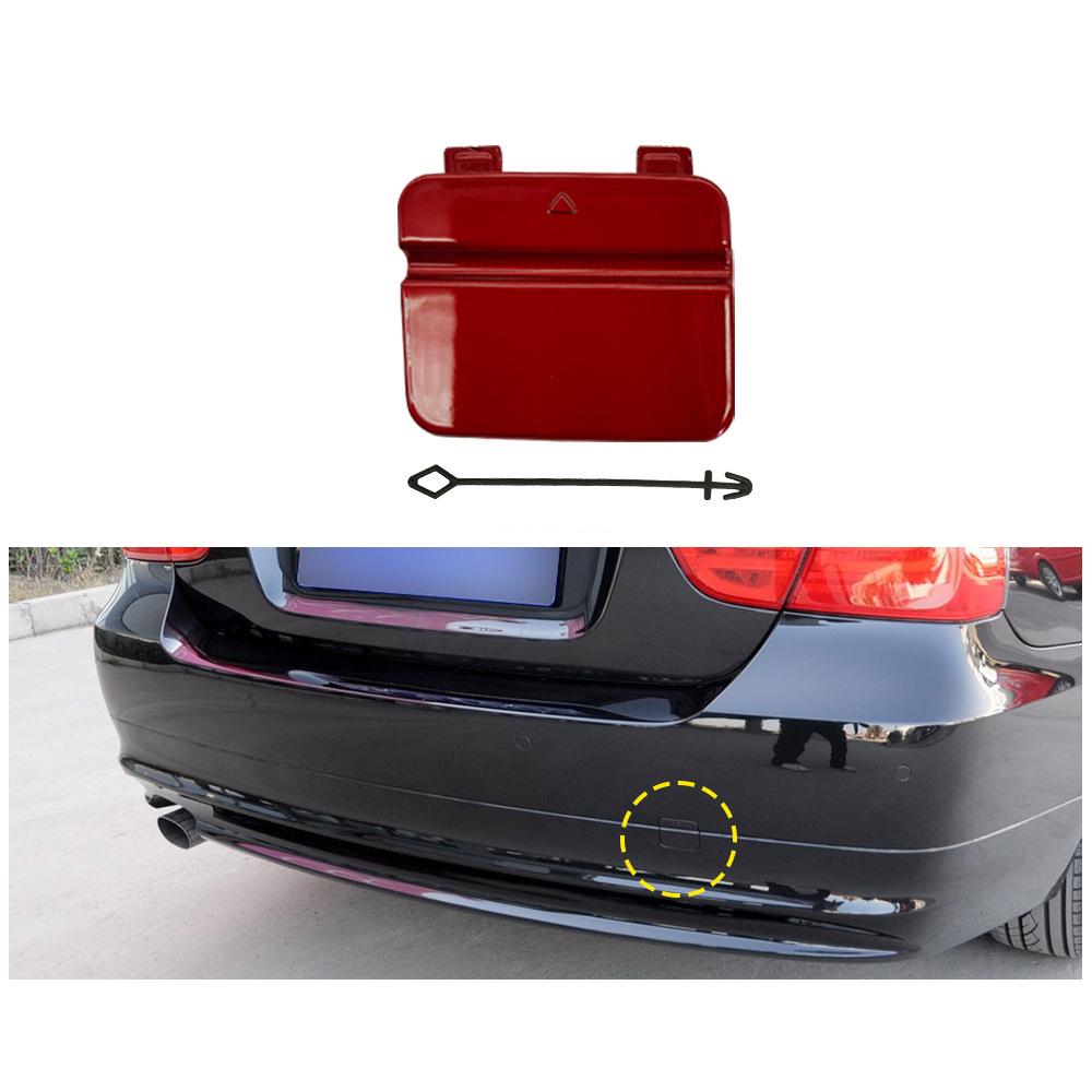 

For BMW 3 Series E90 Bumper Trailer Cover Towing Hook Hole Cover 51127202673 2009-2012 червоний
