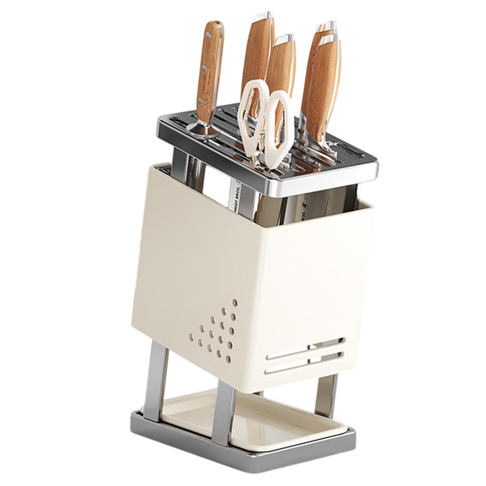 

Multifunctional Kitchen Knife Holder Countertop Organizer Heavy Duty Cutlery Storage Rack