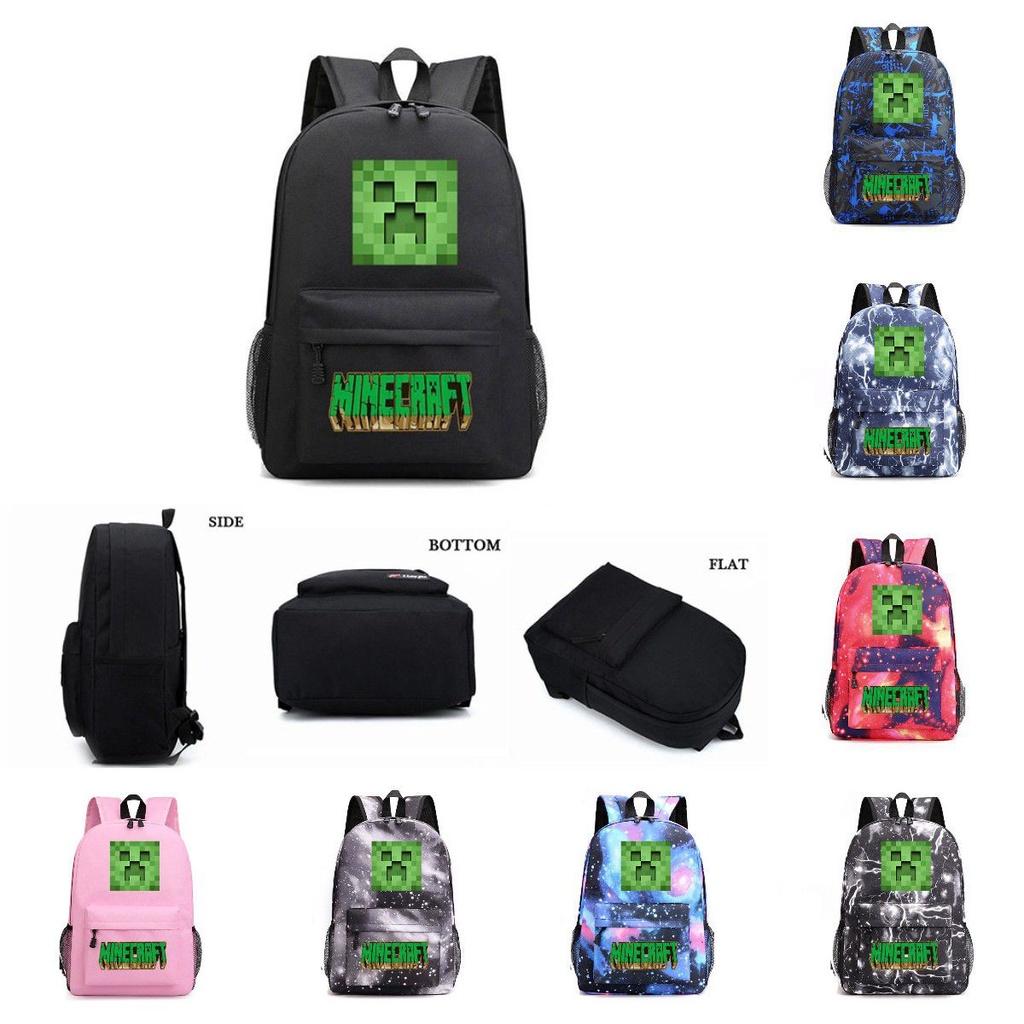 Backpack Minecraft For Teenagers Kids Boys Children Student School Unisex Bags