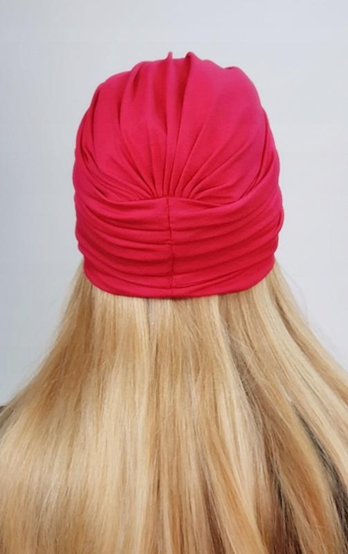 Modny Turban Marika Z Daszkiem 247 Kaszkiet Damski Marszczony Z Bambusa