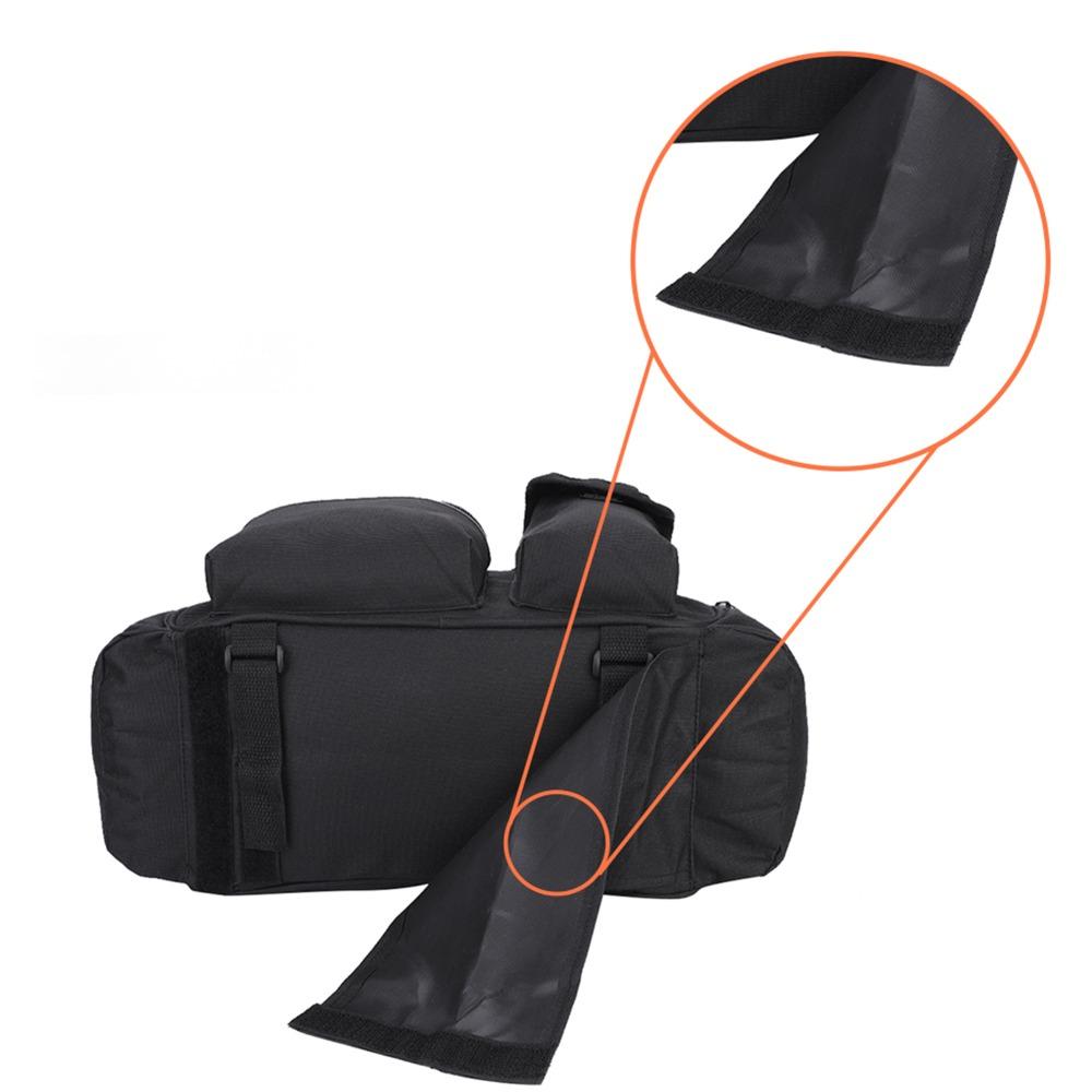 Polyester Bike Trunk Bag Adjustable Straps Bike Rear Seat Bag  Long‑distance Riding