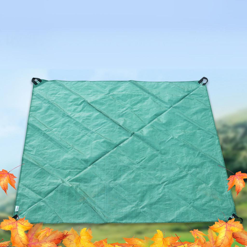 Garden Leaf Tarp Waterproofing Thick Large Size Multifunctional Foldable Yard Leaves Hauling Tarp