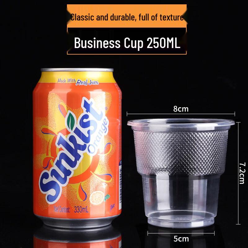 Thickened Hard Plastic Disposable Cups
