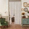 1PCS French Lace Coffee House Door Curtain Small Partition Curtain Home Bedroom Bathroom Curtain Breathable Decoration Kitchen Curtain Rodless
