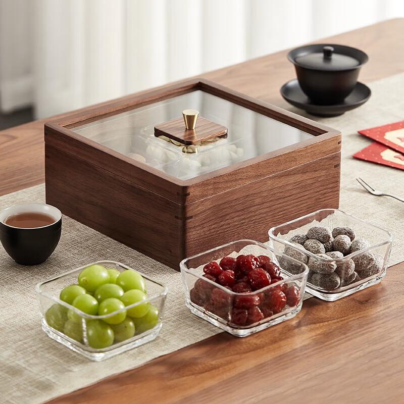 Chuxin Solid Wood Snack & Fruit Serving Trays