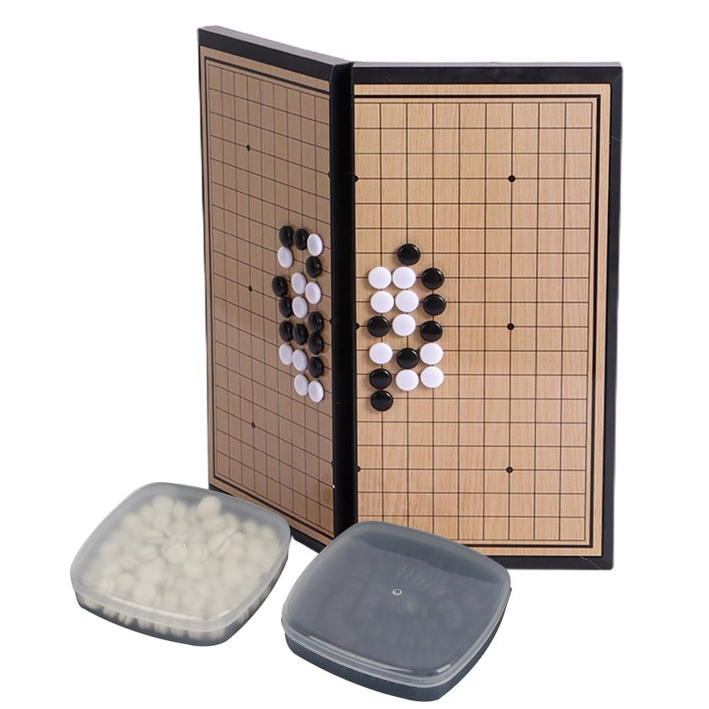 Foldable Portable Go Cm X Cm 151 Black 150 White Easy To Carry Magnetic Easy To Use Toy Set, 28.5 (L) 28.5 (W), Stones, Stones, Beginner-Friendly, &