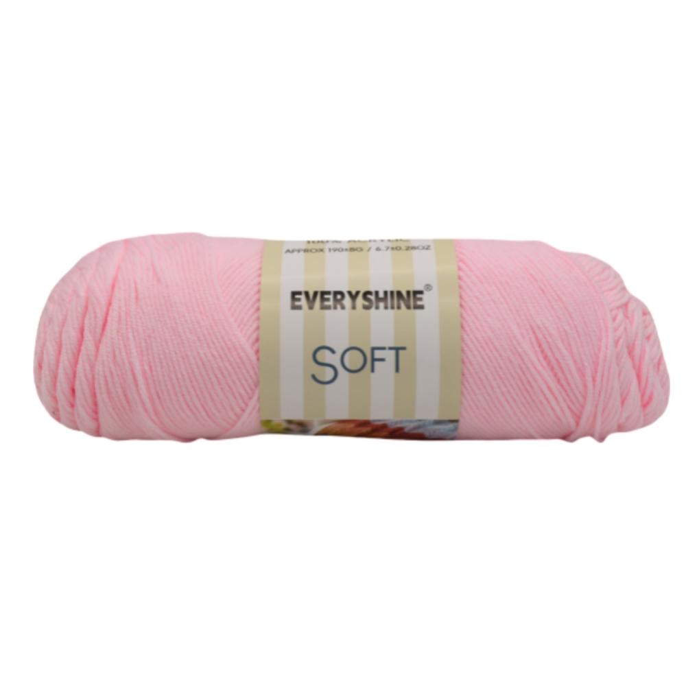 Balení 2 přadení akrylové příze (190g/6.7oz, 380m/416yd) – Vícebarevná příze střední tloušťky pro pletení a háčkování – Měkké mléčné vlákno pro amigurumi,