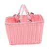 Cycling Basket Front Bicycle Bike Girls Washable with Leather Straps Portable Waterproof