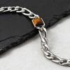 Trendy Punk Stainless Steel Thick Chain Bracelet Unisex Heavy NK Chain Fashion Accessory for Men And Women