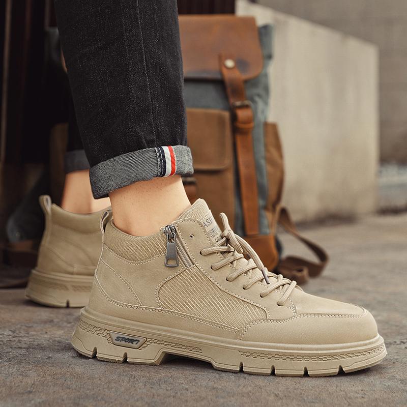 Casual Boots Fashionable Commute Chelsea Boots Comfortable Wear-Resistant Non-Slip Ankle Boots Male Tooling Boots Free Shipping