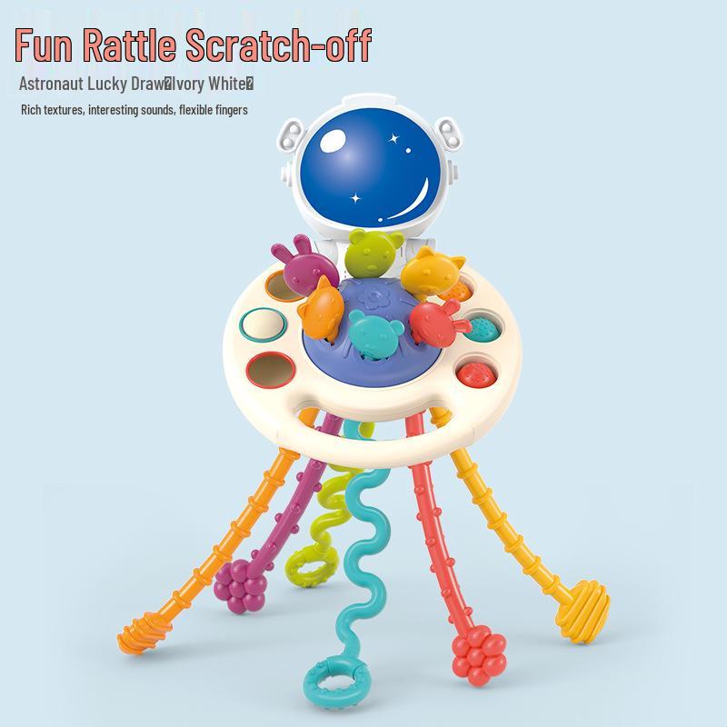 

Baby Pull-Along Flying Saucer Toy: Early Education Puzzle for Infants 6-12 Months OPP Bag