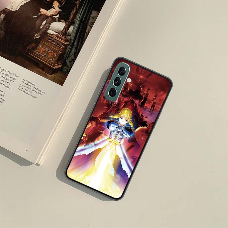 Bilibili F-Fate Stay Night Phone Case For Samsung A04S A05S A15 A25 A35 A55 A14 A24 A34 A54 A71 A51 A41 A31 A21S A11 Galaxy Note