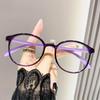 Glasses Frames For Women  Round Spectacles Reading Glasses Anti-Radiation Reading Eyewear Clear Lens Reading Eyeglasses