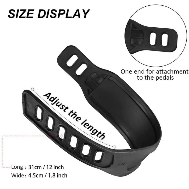 Bicycle Pedal Strap Spinning Bike Fitness Bike Universal Pedal Strap Wear-resistant and Adjustable Length Cycling Accessories 6