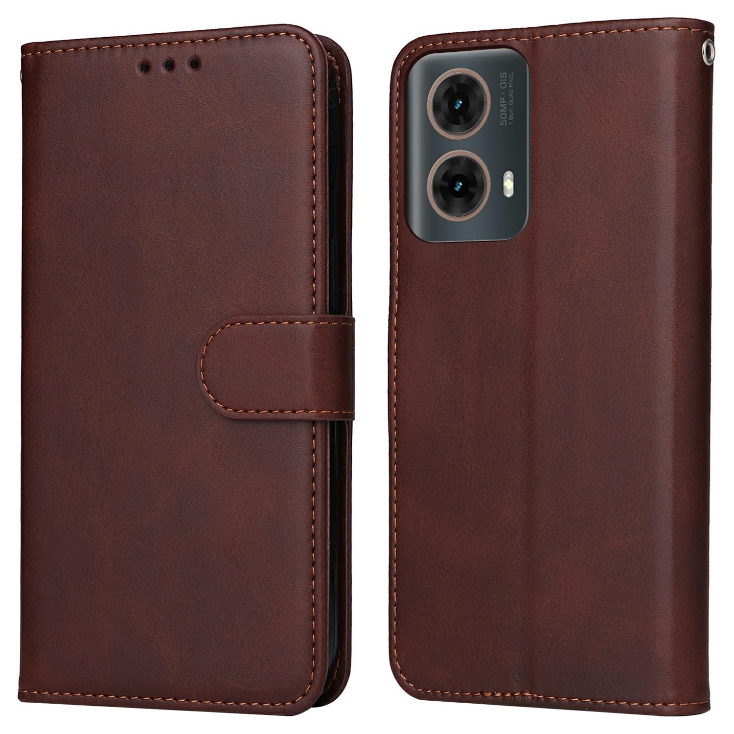 

For Motorola Moto G85 5G/S50 Neo 5G Case Wallet PU Leather Folio Flip Phone Cover E
