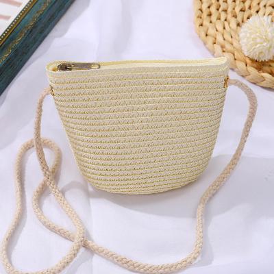Bolsas Tote de Palha Macia Personalizadas Bolsa de Compras de Viagem Bolsa de Mão de Vime de Praia Bolsa de Ombro Feminina Boêmia Presente de Dia dos Namorados