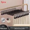 Stainless Steel Pants Hangers With Nonslip Clips For Home Storage And Laundry Organization
