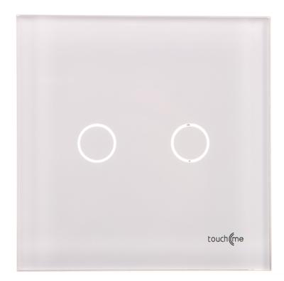 Touchme Duży Panel Szklany, Łącznik Podwójny, Biały Tm702W
