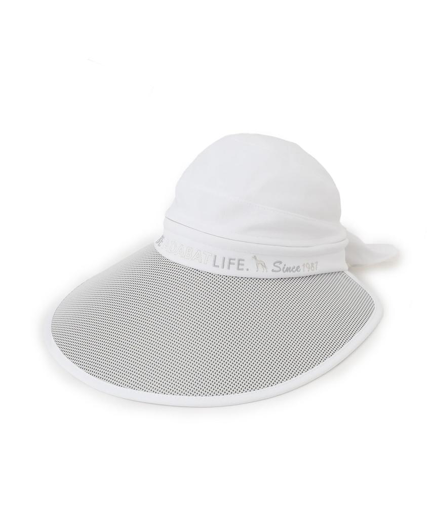 Hat Wide Sun Visor C8601277 White 00 [Adabat] 2-way [UV Protection] Women's (001) (FREE)
