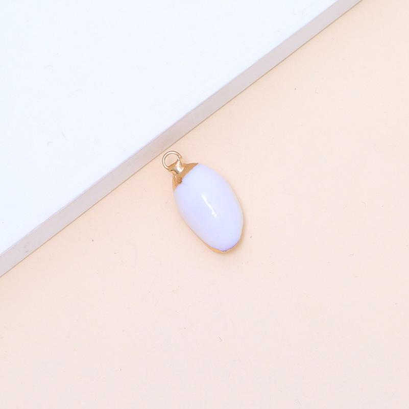 Electroplated Natural Shell Conch Scallop Pendant for DIY Necklace & Bracelet Jewelry