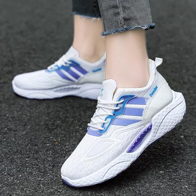 Erkek Uçan Örgü Spor Ayakkabı Bağcıklı Rahat Ayakkabılar Unisex Moda Koşu Ayakkabıları Kore Versiyonu