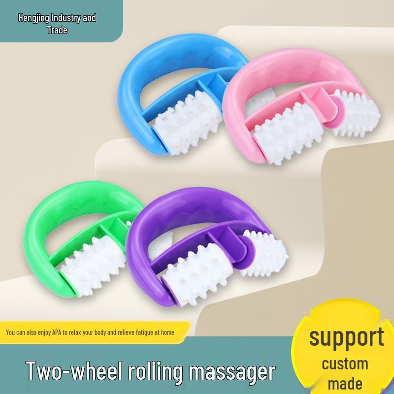 V-Shaped 2-Wheel Calf and Leg Slimming Roller Massager