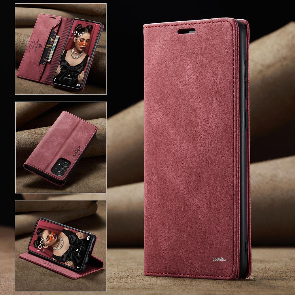 Leather Flip Case for Xiaomi 13 Pro/Redmi Note 12 Pro/Note 11 - Card Holder