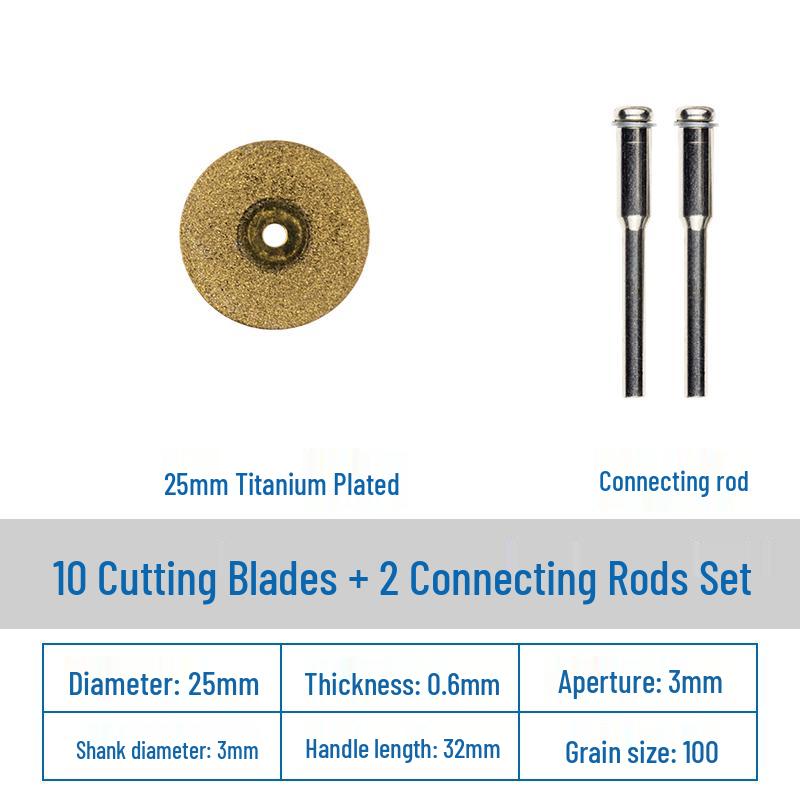 Diamond Cutting Disc for Grout, Jade, Glass, Ceramic; Seam Cleaning Blade for Hand Drill, Small Slice for Wine Bottles.