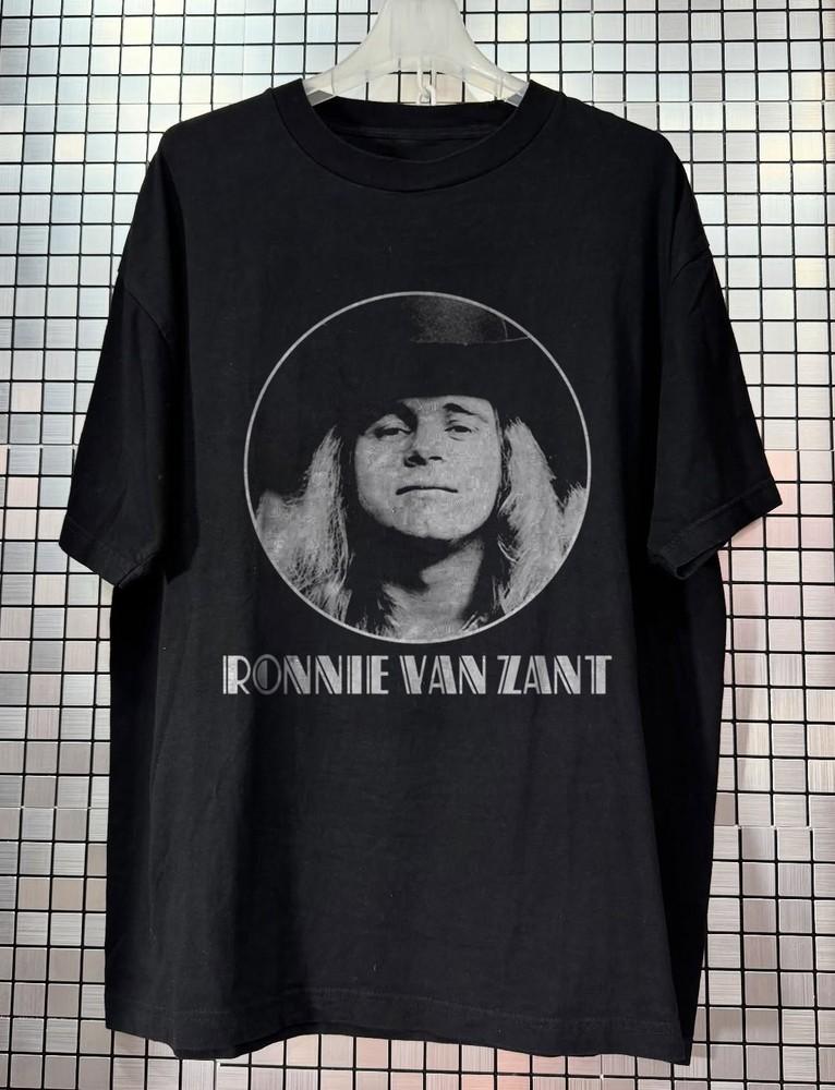 Ronnie Van Zant Tribute T-Shirt, Lynyrd Skynyrd  Unisex Black T-shirt Size S-5XL Unisex T-Shirt L