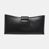 [Pre-Owned] Trifolio Commuter Solid Color Gold Buckle Leather Chain Shoulder Bag - Good #1QQ57HR