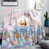 1PC Tuxedosam Print Flannel Blanket, High Quality All Seasons, Home Decor, Warmth and Comfort, Perfect for Christmas Gifts