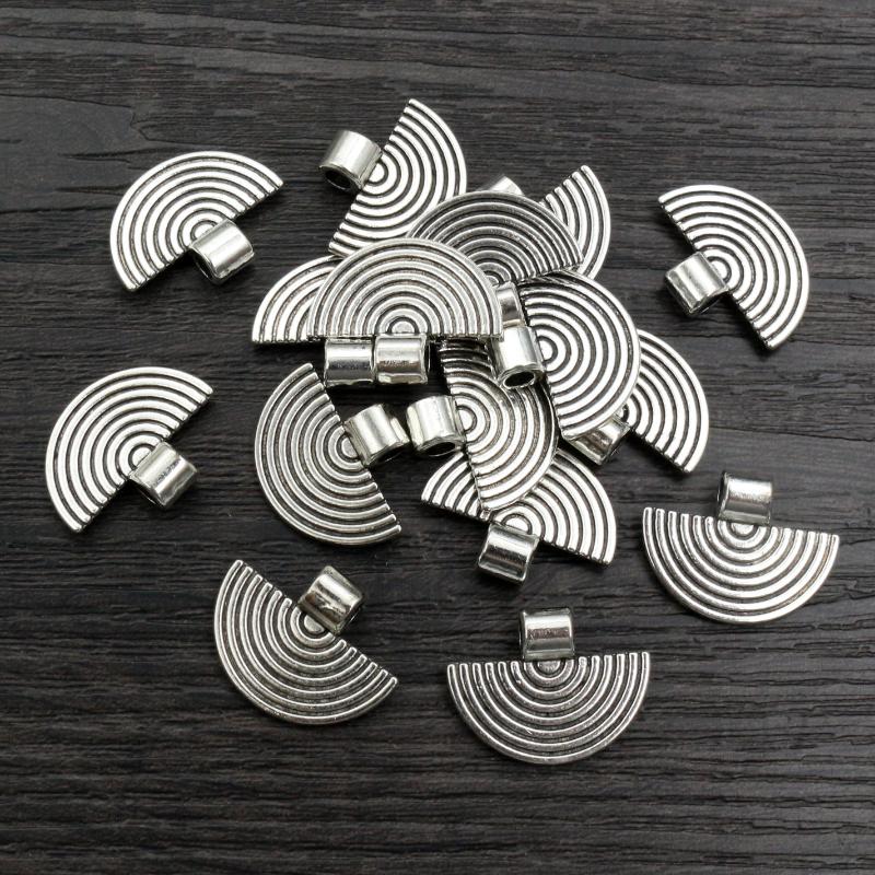 

20pcs 20x16mm Bronze Antique Silver Color Fan Handmade Charms Pendant DIY Jewelry Making Accessories for Bracelet Necklace античный серебряного