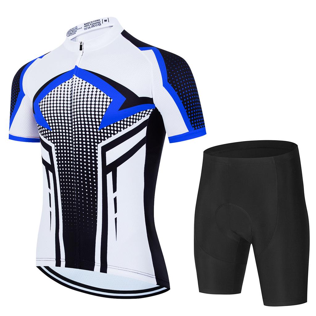 Herren Fahrradbekleidung Mann Fahrradtrikot Mtb Mann Radsportbekleidung Fahrrad für Männer Bycicle Mountainbikes Kurze Trägerhose Radhose Sommer