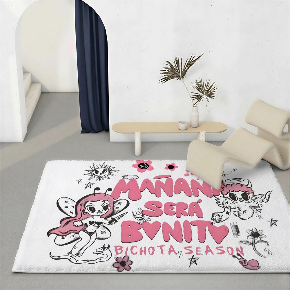 Pop Singer K-Karol GS Floor Mat Eco-Friendly Flannel Doormat Non-Slip Odorless Soft Short Plush Indoor Floor Rug