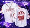 Kpop BTS Baseball Trikot Lila Kurzarm Cardigan Koreanische Streetwear Fan Support Hemd mit Knöpfen Konzertbekleidung für Damen und Herren
