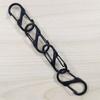 20pcs S Small Carabiner Keyring Clip, 4 Sizes Multipack S Shape Dual Spring Clip