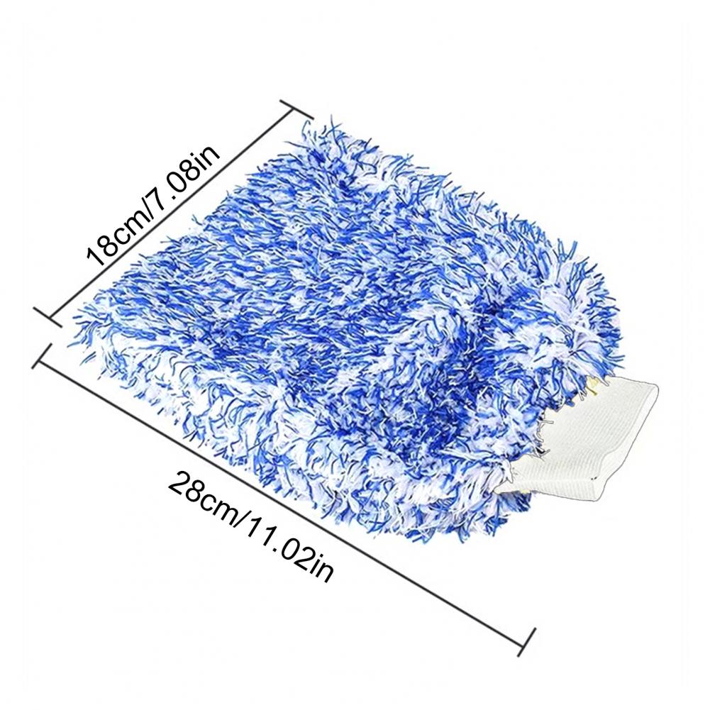 1/3Pcs Ultra-Fine Microfiber Car Wash Mitts Absorbent Microfiber Car Wash Drying Mitts Scratch & Lint-Free Cleaning Gloves for E
