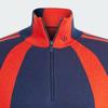 Adidas Originale Gestreifter Patchwork Langarm Pullover Herren Pullover Blau IR7128