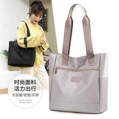 Tasche Damen Tragetasche mit großem Fassungsvermögen spritzwasserabweisendes Nylontuch Reise Schultertasche Damen Retro Europäischer und Amerikanischer Stil