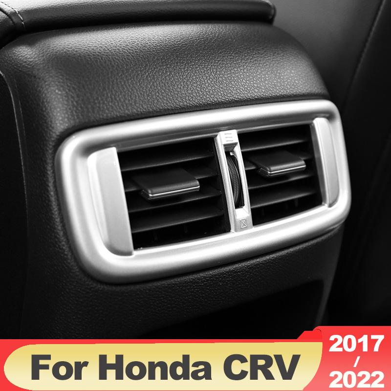 ABS din fibră de carbon mașină cotieră spate aerisire orificiu cadru ornamente pentru Honda crv CR-V 2017 2018 2022 accesorii auto